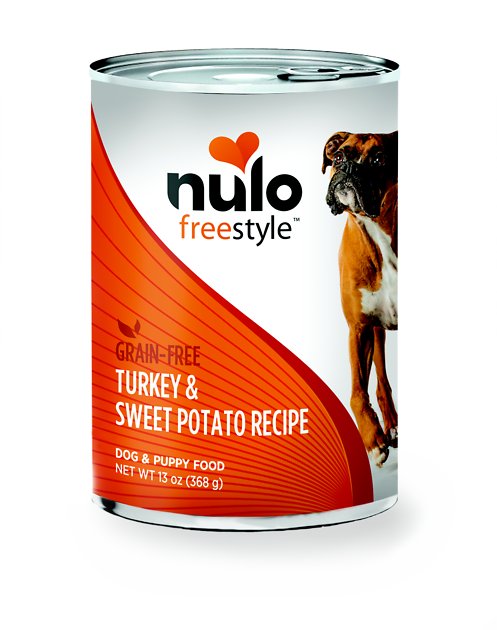 Nulo Freestyle Turkey & Sweet Potato Recipe Grain-Free Canned Dog Food, 13-oz, case of 12