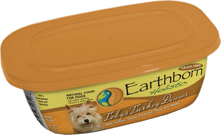 Earthborn Holistic Toby's Turkey Dinner Grain-Free Natural Moist Dog Food, 8-oz, case of 8