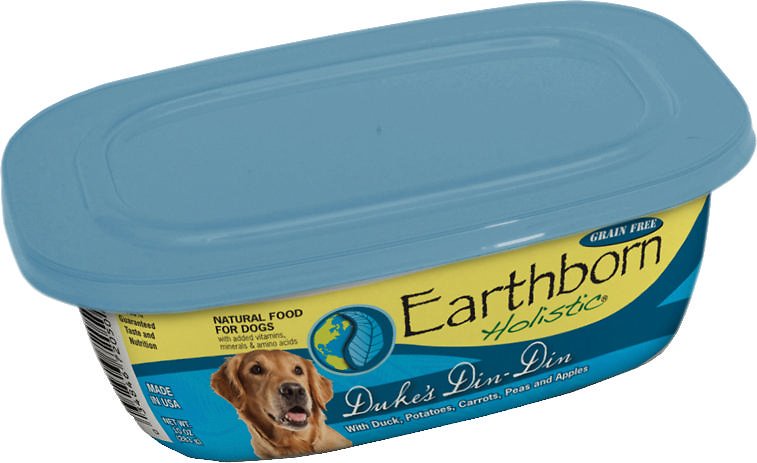 Earthborn Holistic Duke's Din-Din Grain-Free Natural Moist Dog Food, 8-oz, case of 8